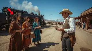 Un vaquero pidió una novia por carta… Del tren bajaron 3 mujeres apaches. El pueblo quedó en shock.