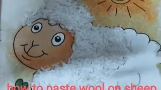 How to paste wool on sheep video is step by step #like #comment #subscribe #share #art #artandcraft