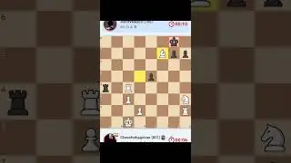 Last second miracle 😱♟️Chess is pure mind game 🔥 #blitzchess #chess