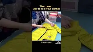 how to fold your laundry easily #cleaning #folding #lifehacks #organization