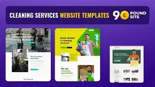 Professional Cleaning Business Website Template | Get Online for &pound;90 | 90poundsite.com