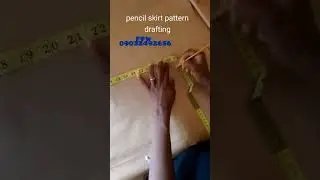 #fashiontutorial #pencilskirt #skirttutorial #patterndrafting #fyp #pfw #sewingprocess #diyfashion