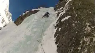 Escalade de glace argentiere (EMHM de gauche)