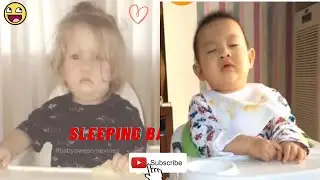 Cute baby eating and sleeping | Dizzy Baby funny video | crazy and funny compilations #shorts
