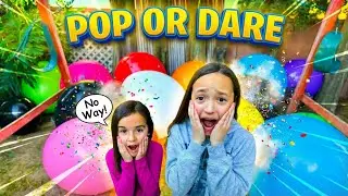 HUGE BALLOON POP! Mystery Toy or DARE