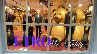 ETRO's Mr. Teddy is sure to steal the show! 🐻✨Milan Boutique #teddy #Etro #PaisleyHolidays