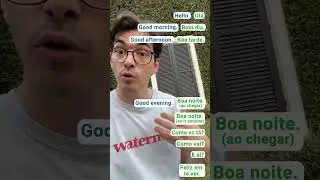 Cumprimentos em ingl&ecirc;s :)