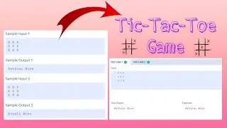 Tic-Tac-Toe Game | Grand-Assignment -3 | Nxtwave Questions