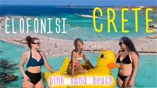 Elafonisi- the best Cretan beach with Pink SAND, CRETE, Greece, RELIEVE version