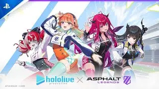 Asphalt Legends X hololive Trailer _ PS5 _ PS4 Games 