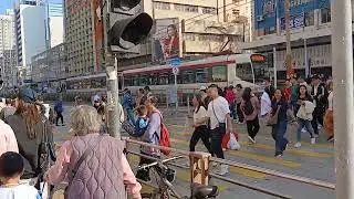MTR light rail yuen long street 