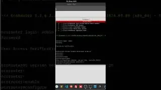 First login to EcoRouter.