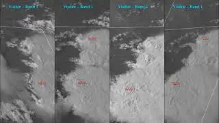 Goes 13,14,15,and 16 Satellite Imagrey comparison.