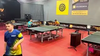 Настільний теніс. Чемпіонат України серед мінікадетів 2012 р.н. Фінал. Дробов Давід -  Бур Іван