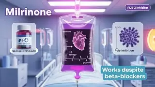 Milrinone Explained: The Inotrope for Beta-Blocked Hearts