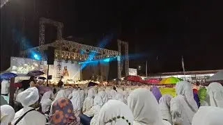 Suasana Sholawatan Bersama santriwan santriwati Pondok Andalusia Leler