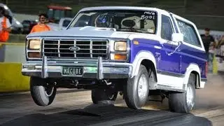 Nitrous Ford Bronco Wheelstand
