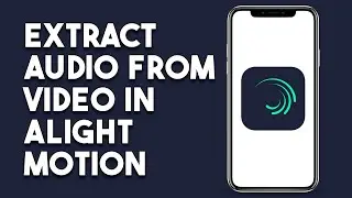How To Extract Audio From Video In Alight Motion