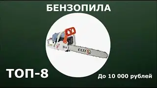 ТОП-8. Бензопила до 10 000 рублей