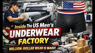 Inside the US Underwear Factory &ndash; Full Process How Million-Dollar Wear Is Made
