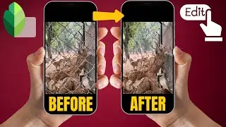 How to REMOVE A PERSON from any photo using Snapseed - 2024 [iOS and Android] Snapseed Photo Editing