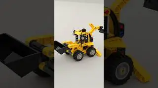 LEGO Technic 42197 Backhoe Loader Satisfying Speed Build #lego #legotechnic