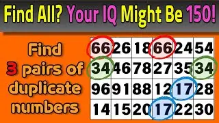 Find the same numbers 1105-1112