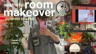 dream room makeover | pinterest inspired, new lighting, target run, new plant, vinyl setup, + decor
