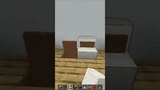 Modern Minecraft Bed #minecraft #shorts #feedshorts