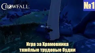 [Летсплей] Игра за Храмовника №1, тяжёлые трудовые будни - Crowfall