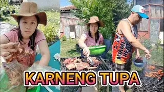 NAKA BILI KAMI NG KARNENG TUPA KAYA INIHAW NA NAMIN