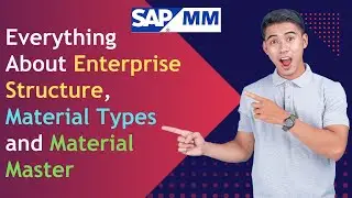 SAP MM | Everything About Enterprise Structure Assignment | Material Types | Material Master