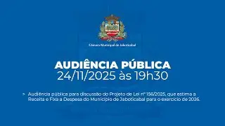 24/11/2025 -Audiência Pública