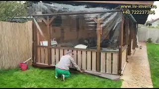 Enclosure Panels For a Screen Porch/Clear Vinyl Porch/Porch&Patio Enclosure/Vinyl Porch Panels/Porch