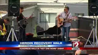 Community holds walk to battle heroin addiction