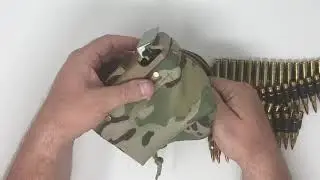 How to load BFM-100 belt fed, M249 SAW Pouch, Nut Sack- Soft Magazine