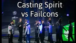 Casting Spirit vs Falcons at Budapest Major