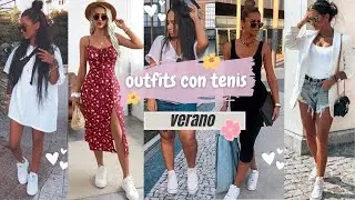 OUTFITS con DEPORTIVAS MODA VERANO 2024 LOOKS CASUALES MUJER 23/24