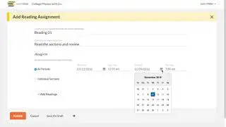 Creating a Reading Assignment in OpenStax Tutor