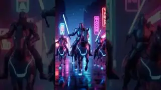 What if medieval knights had cyberpunk armour? #whatifai