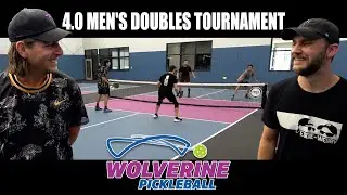 4.0 Турнир по пиклболу среди мужчин в парном разряде в Wolverine Pickleball