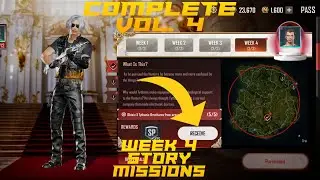 PUBG NEWSTATE VOL. 4 WEEK 4 STORY MISSIONS | ALL LOCATIONS