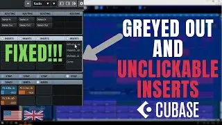 FIX!! Greyed out Plugin Inserts in Cubase - Constrain Delay Compensation