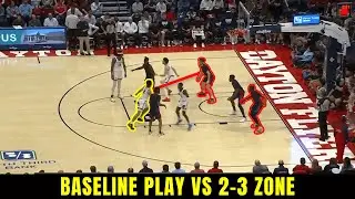 Baseline Out of Bounds vs 2-3 Zone