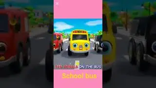 School Bus Fun 🚍🎒 | Cute Cartoon for Kids#schoolbus #kidscartoons #buscartoon #shorts #youtube