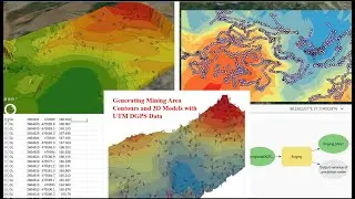 UTM excel DGPS data conversion for mining