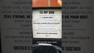 To My Son - Son's Infinity Bracelet Gift Set
