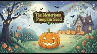 The Mysterious Pumpkin Seed 🌕 | Bloom Valley Halloween Tale for Kids (#2BeeBrave)