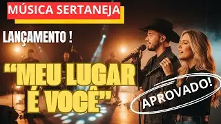 30 - MEU LUGAR É VOCÊ - A Declaração Mais Linda em Música - SERTANEJO - EXTRAORDINÁRIO !
