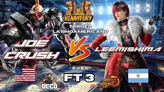 JOE CRUSH (USA) VS LEEMISHIMA (ARG) FINAL DEL TORNEO POR EQUIPOS TEKKEN 8